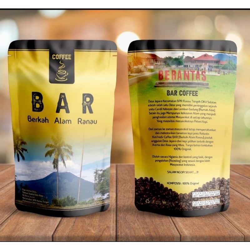 

Kopi Hitam Ranau BAR Coffee (Berkah Alam Ranau)