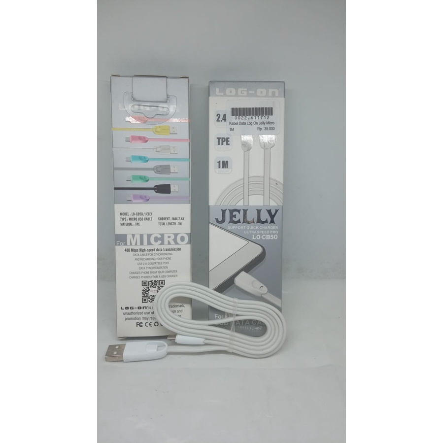 KABEL DATA LOG ON JELLY MICRO 1Meter