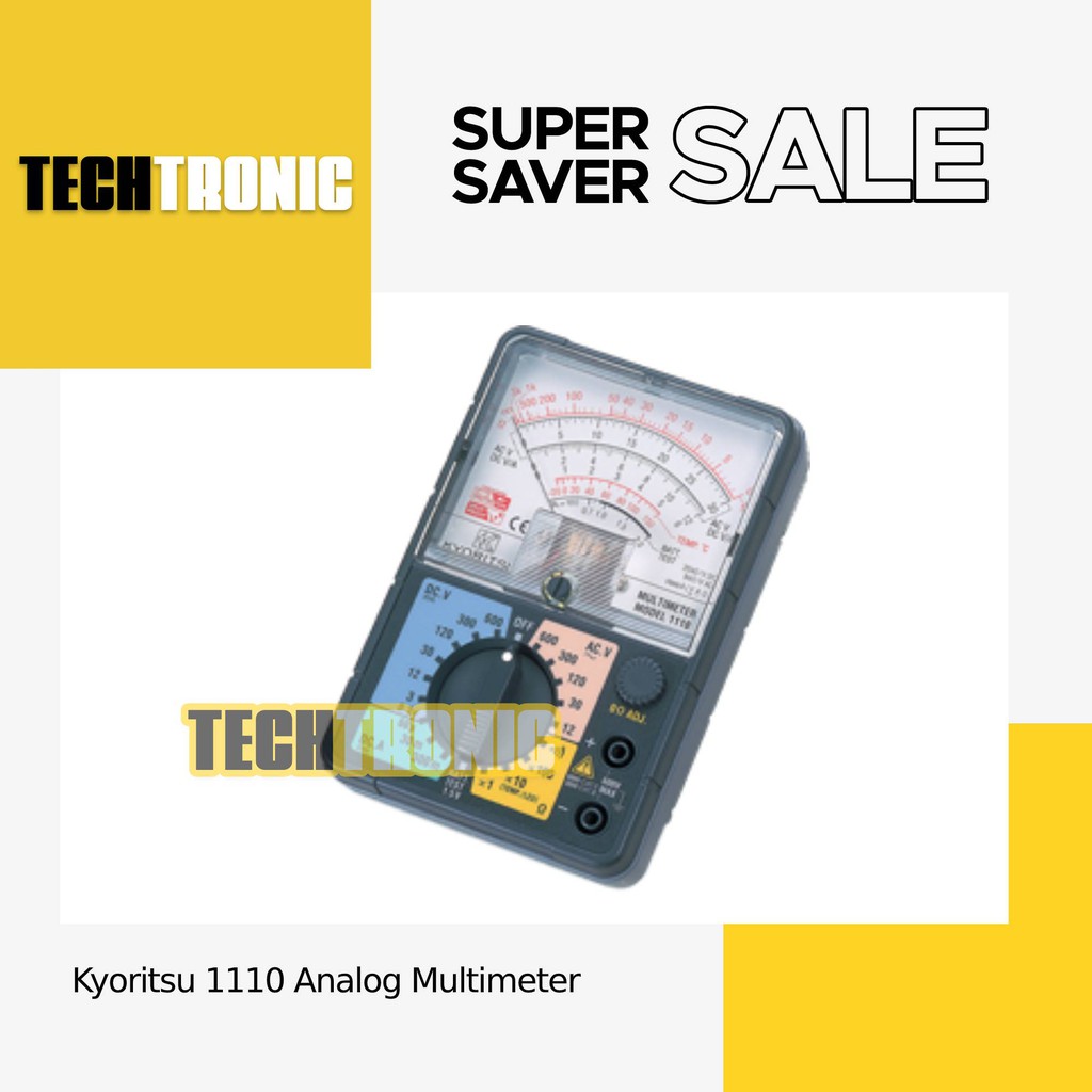 Kyoritsu 1110 Analog Multimeter - TECHTRONIC