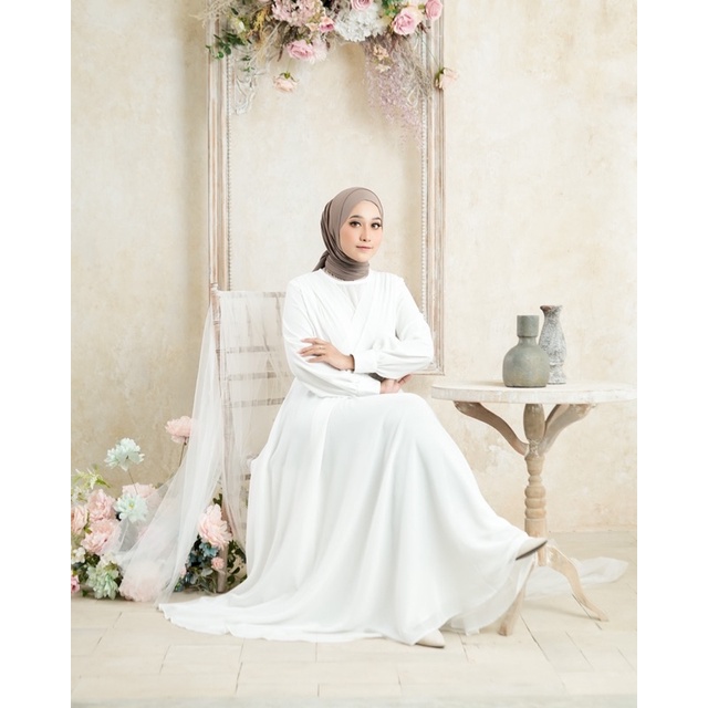 Walhijab - ELLE DRESS - dress ceruti dress cerutty babydoll dress pesta