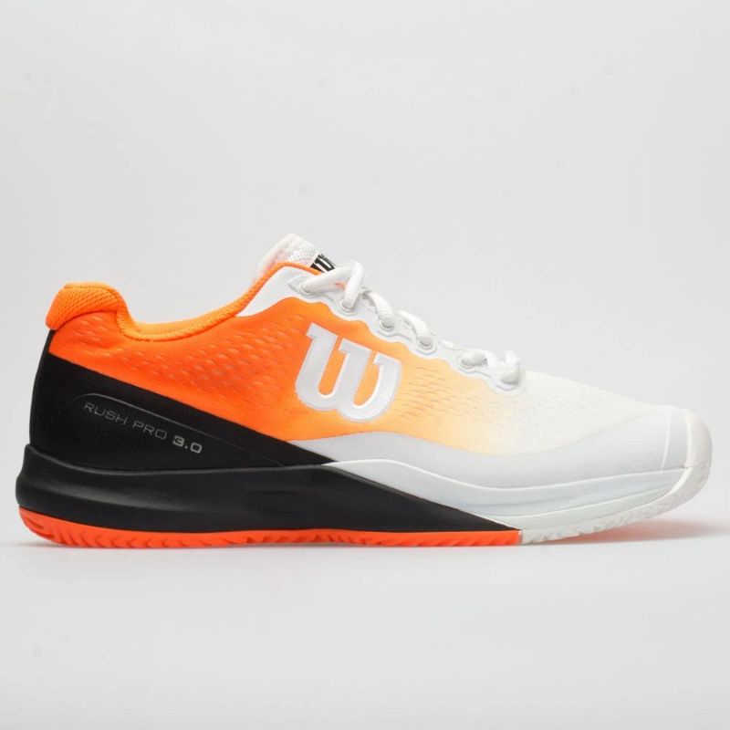 Wilson pro rush 3.0 “ white orange “ ( sepatu tennis ) cowok BNIB