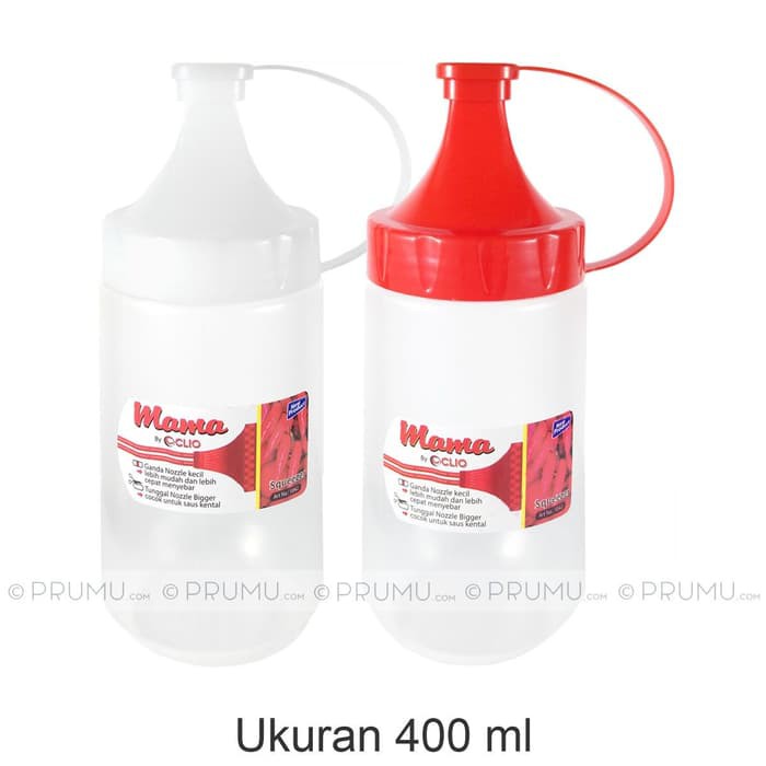 Unik Botol Kecap 400 ml   Botol Saos   Botol Mayonnaise   Squeeze Bottle Berkualitas
