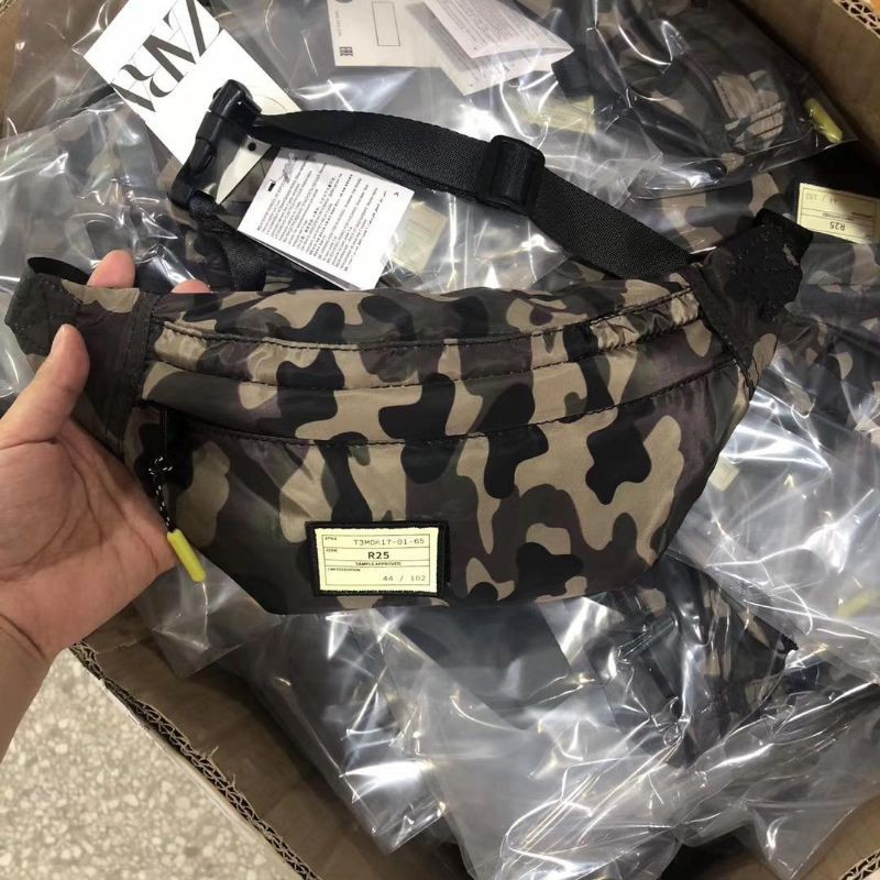 tas waistbag /tas pinggang wanita/pria zara army