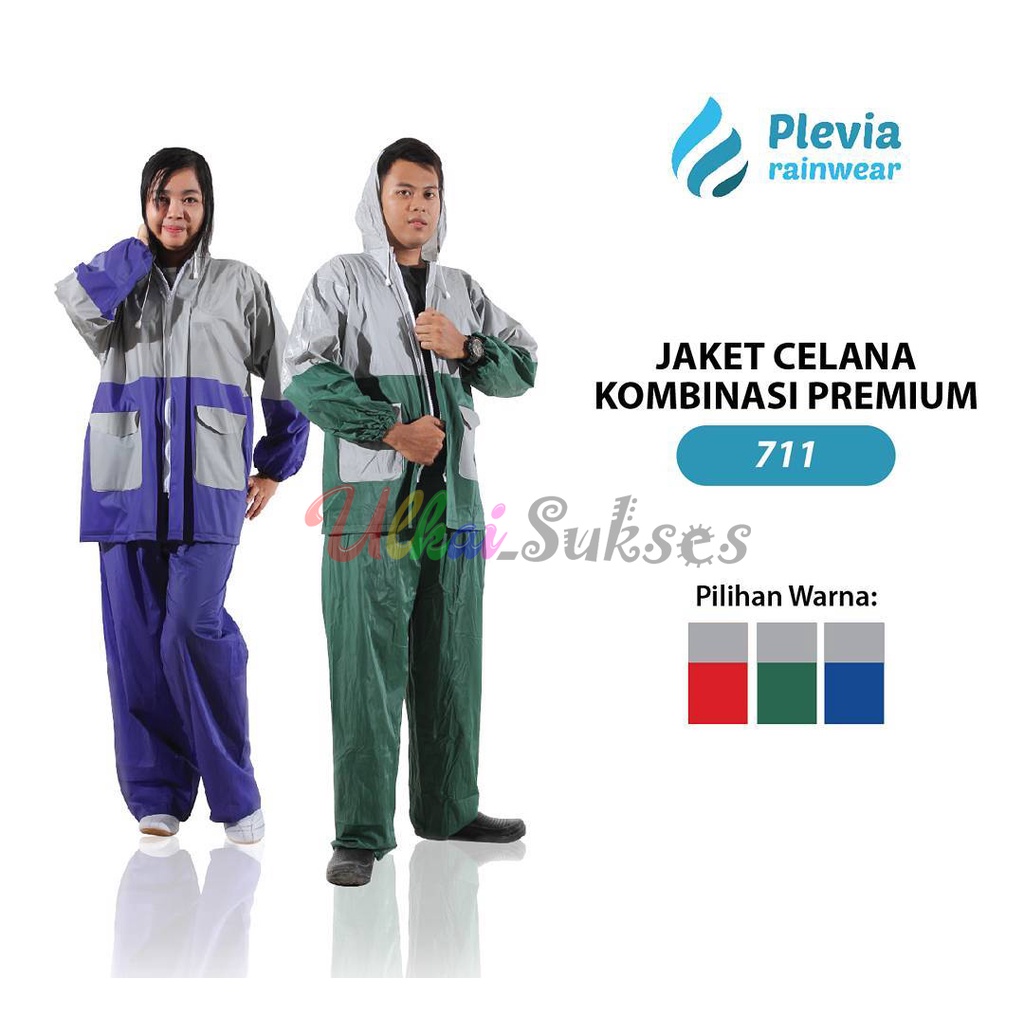 Jas Hujan Setelan Jaket Celana Raincoat Plevia l Elmondo l IBEX l Gajah Random 914 l 700 l 711 l 612 l 510 Mantel Hujan Dewasa l Pria l Wanita Anti Tembus Air Dan Bau Best Quality  Murah