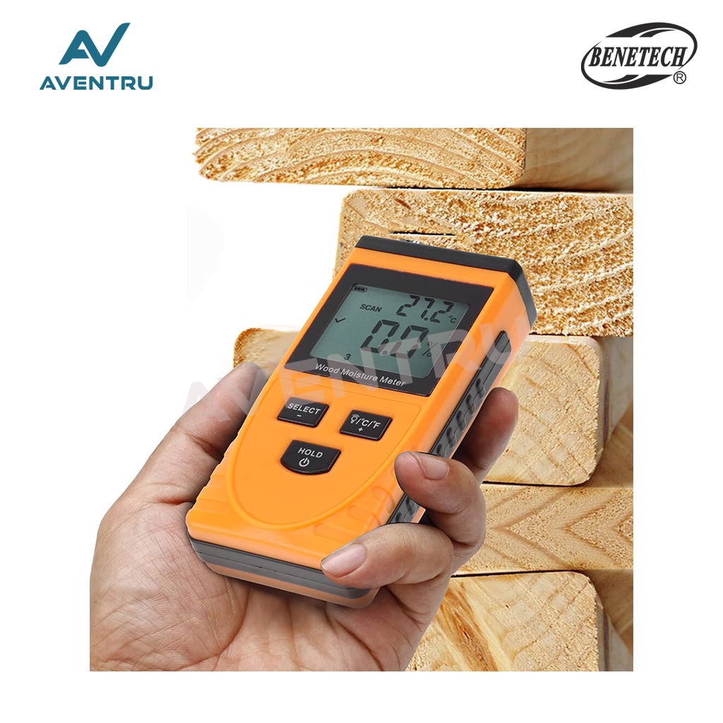 Induction Wood Moisture Meter Benetech GM630 Induksi MC Tester