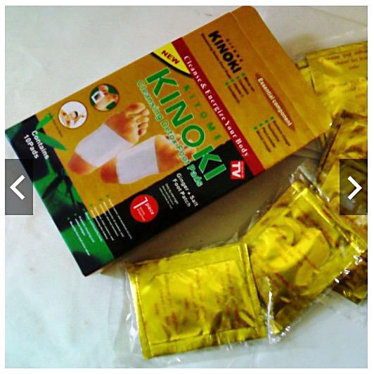 Kinoki Gold Jahe Ginger Koyo Kaki Penyerap Racun Isi 10 Pcs / TS-71