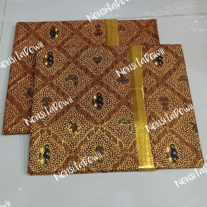 Jarik + Blangkon Prodo Pengantin / Motif Sidomukti (Jarik Isi 2)