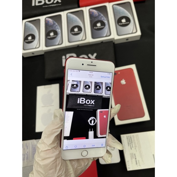 ip 7 plus red ibox 128gb 256gb