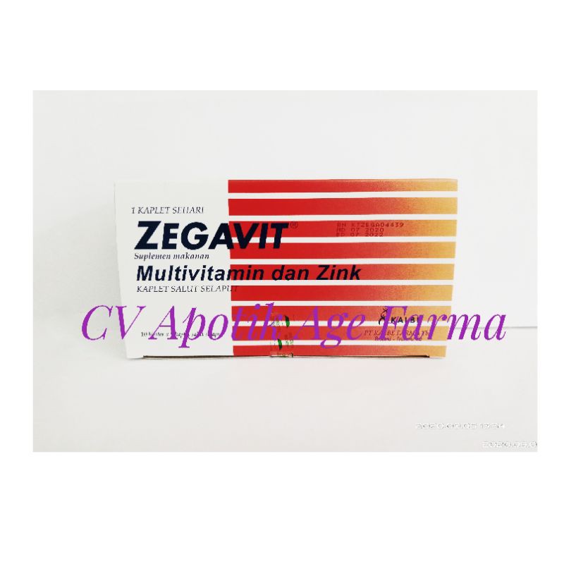Zegavit Caplet isi 50 (Kalbe Farma)