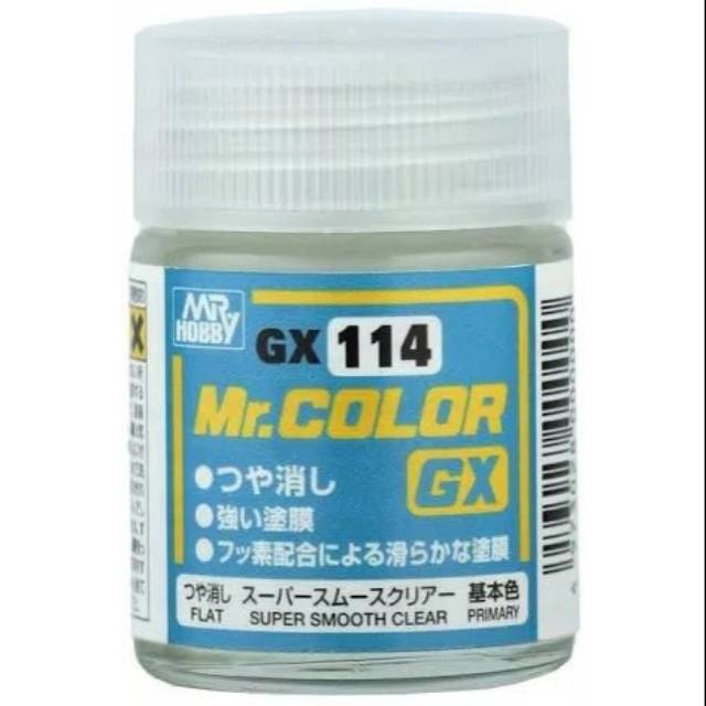 Mr COLOR GX114 SUPER SMOOTH CLEAR FLAT - MR. HOBBY