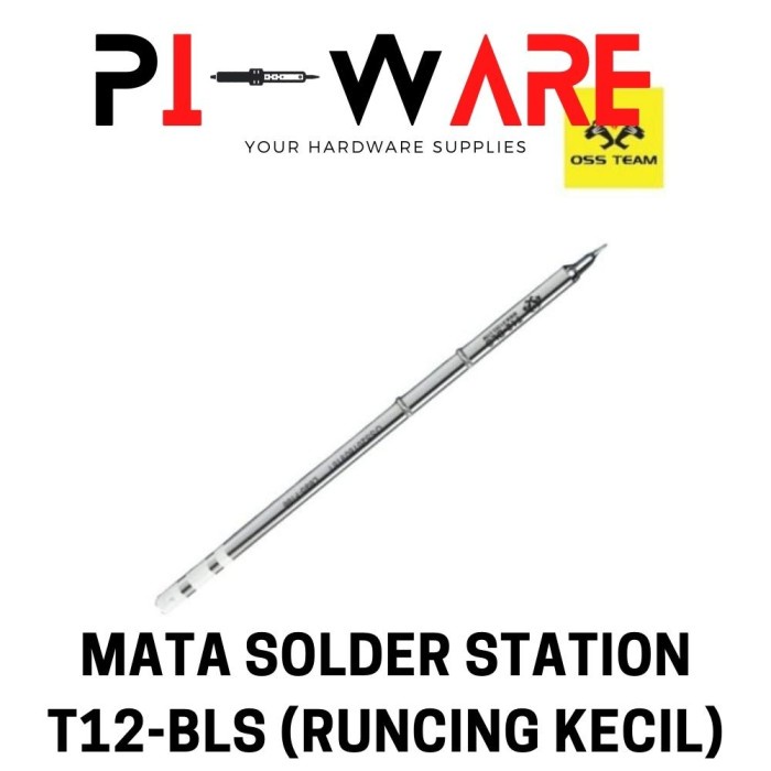 OSS TEAM Mata Solder Station T12 T12-BLS Model Kecil Runcing