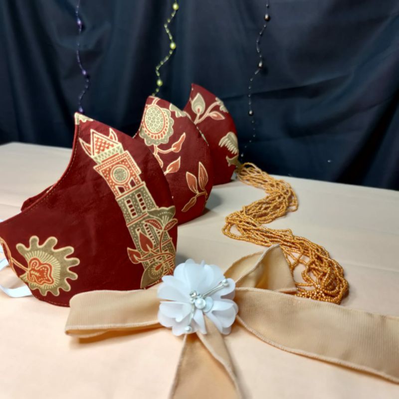 Masker Batik Dharmawanita bahan Batik Luar dalam