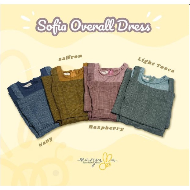 gamis anak SOFIA overall maryama kids by oki Setyana dewi