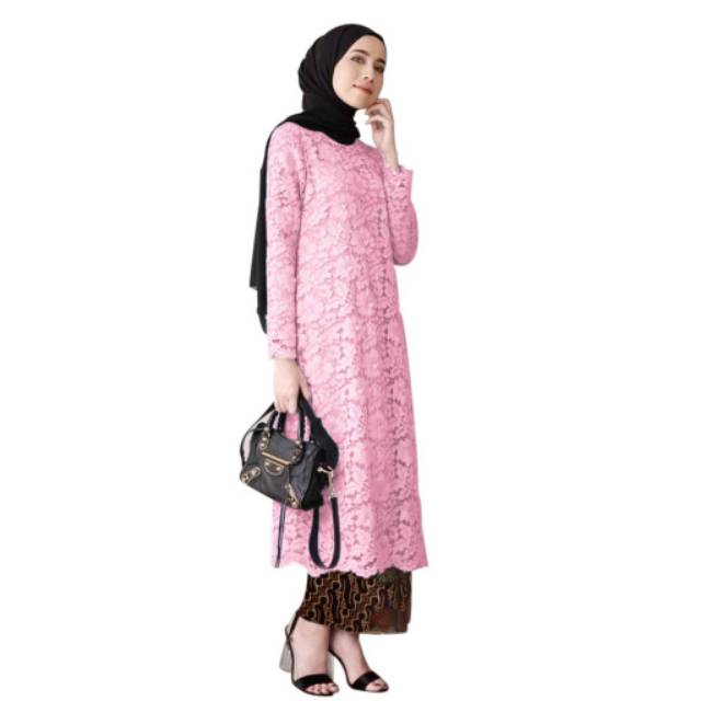 SETELAN KEBAYA TUNIK BRUKAT CORNELI GLITERS