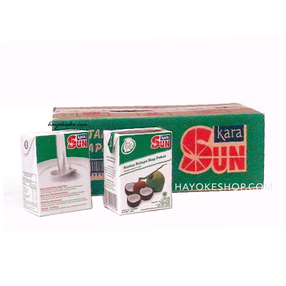 

SUN KARA SANTAN KELAPA 200ML X 12PACK PER KARTON