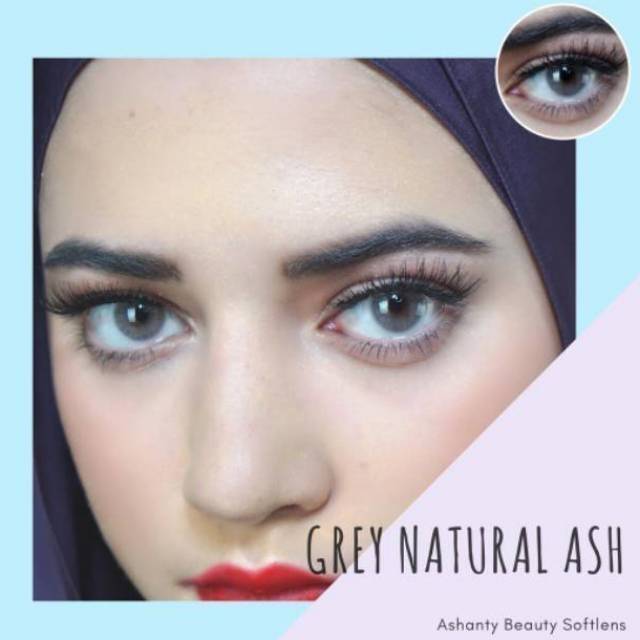 Softlens ashanty beauty natural ash grey