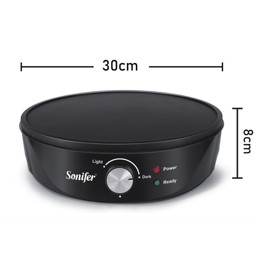 SONIFER Crepe Maker / Pizza Maker / Pancake Maker Elektrik