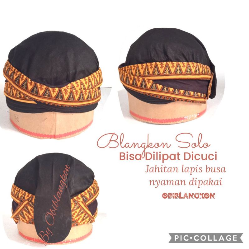 Solo Blangkon Alusan Blangkon Jahit Lapis Busa