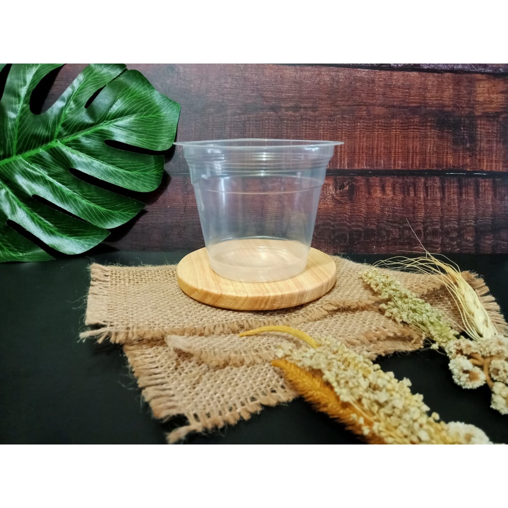 Cup Gelas Plastik Hok Ukuran 10oz isi 50pc
