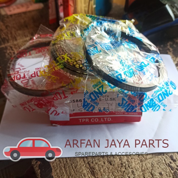 PARTS Ring Piston Ring Seher Set Overseas 0.50 TP Asli Japan Kijang Super 5K