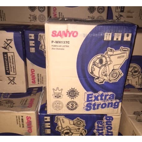 Pompa Air Sanyo PWH 137 C PWH137 C Non Auto GARANSI RESMI