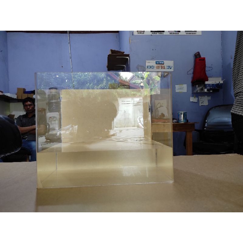 Aquarium Akrilik 3mm Ukuran 30 x 17 x 17 cm