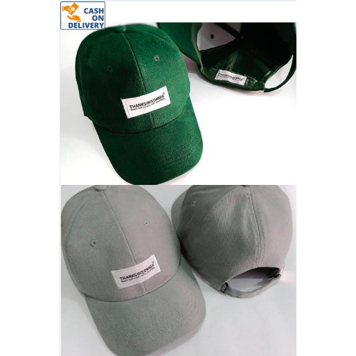 Polo Cap Hat Thanksinsomnia / Topi Casual Thanksinsomnia Pria Wanita Remaja Hingga Dewasa