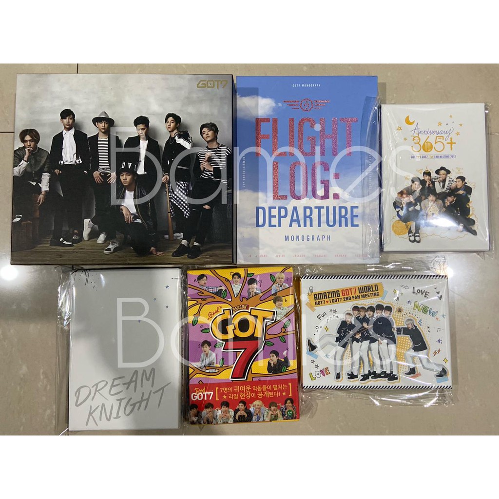 GOT7 RARE ITEMS (DVD, PHOTOBOOK and MERCH)