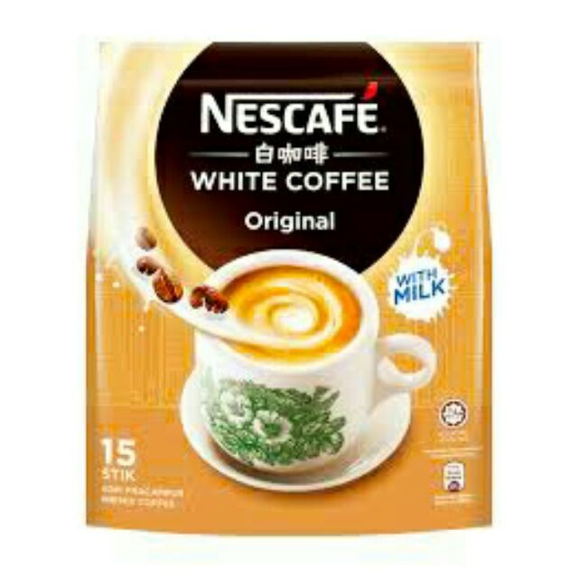 

NESCAFE White Coffee Original with Milk Malaysia - 15 x 36 Gram