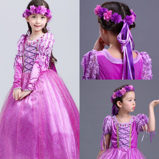 Bandana rambut rapunzel aksesoris rambut bando rambut anak