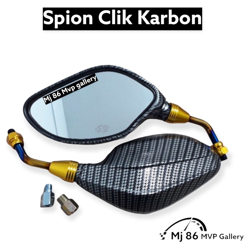 Spion Clik Vario Thailand Karbon Dan Polos Pnp Honda Dan Yamaha Kualitas Impor