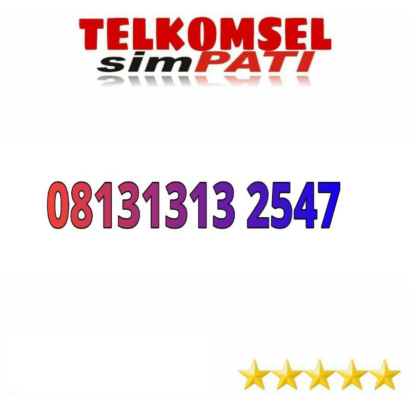 nomor cantik telkomsel simpati hoki 2547