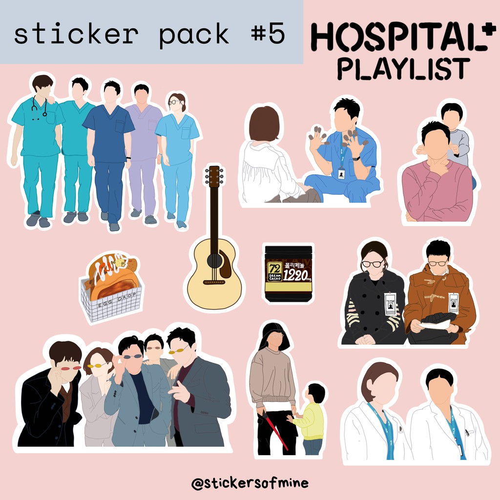 

Sticker Pack #5 | HOSPITAL PLAYLIST