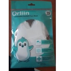 masker duckbill orliin 10pcs/pack