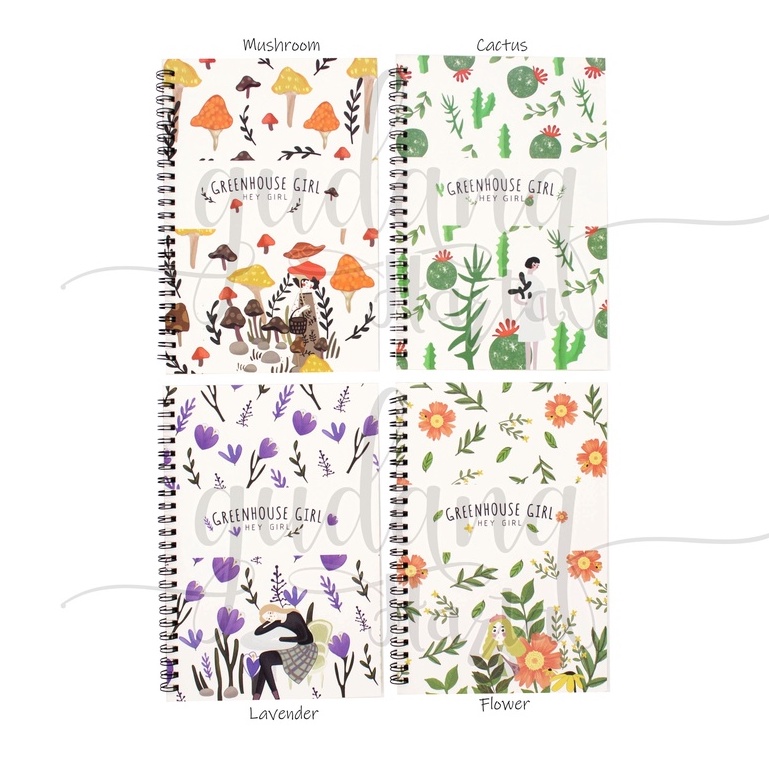 

GCC Notebook A5 Spiral Greenhouse Gir Buku Motif Rumah Hijau GCC 308147