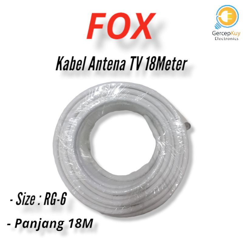 Kabel Antenna TV 17 Meter FOX