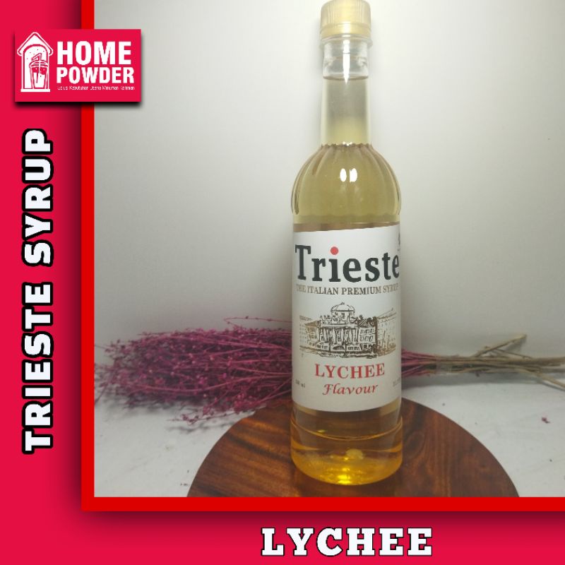 

Syrup Trieste Lychee Flavour 650ml Sirup Premium Rasa Leci