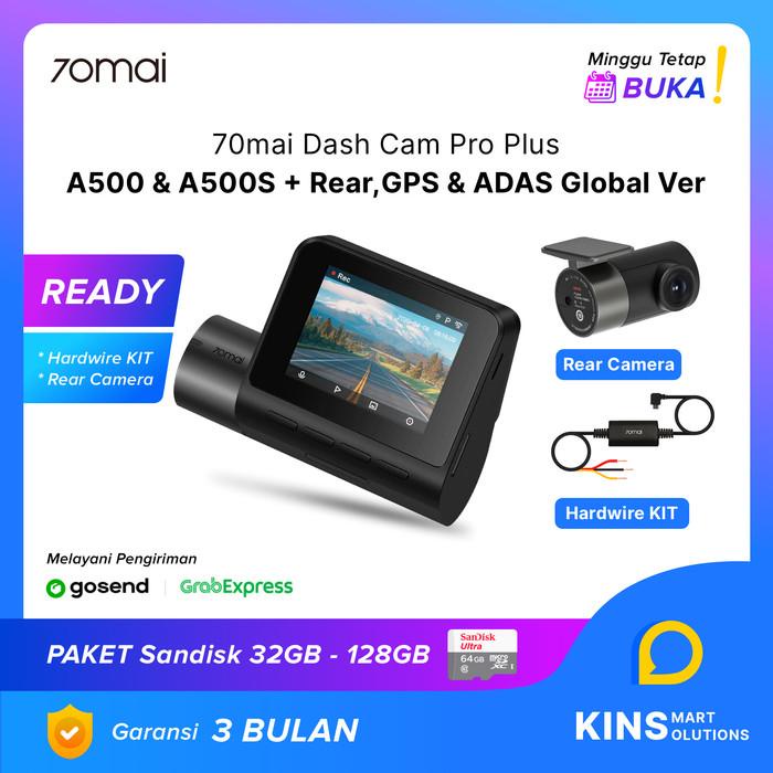 Jual 70mai Dash Cam Pro Plus A500 Camera Gps Adas International Version Front Dashcam Saja 8537
