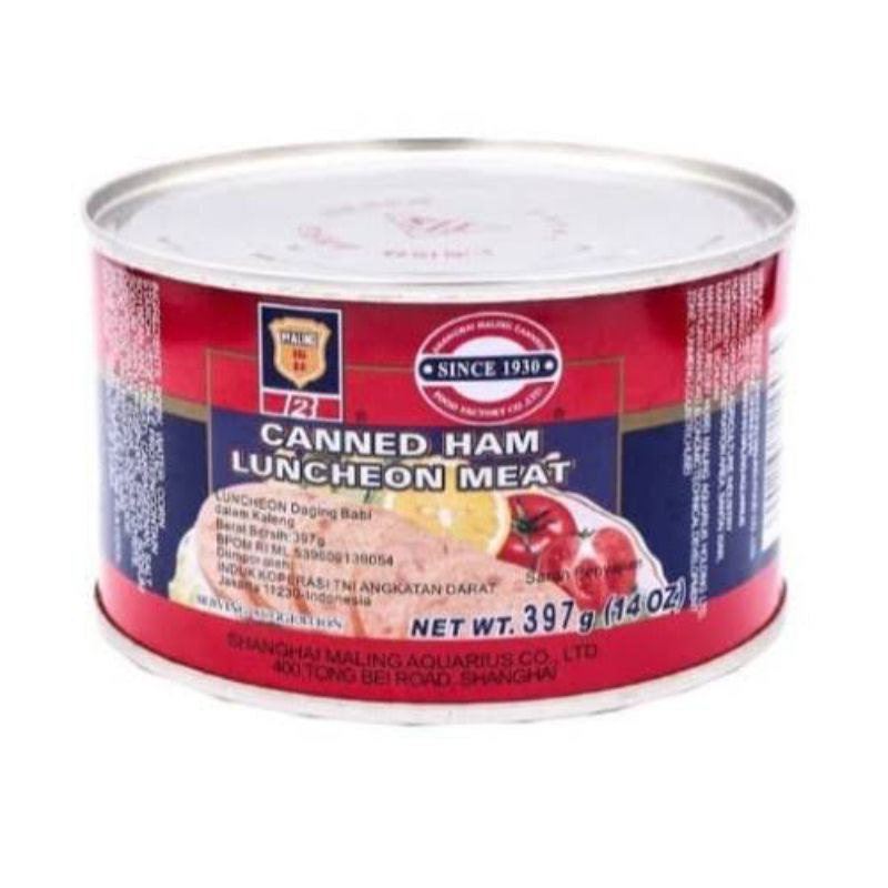 

MALING HAM PREMIUM TTS BRAND 397GR - PORK LUNCHEON MEAT/ NON HALAL