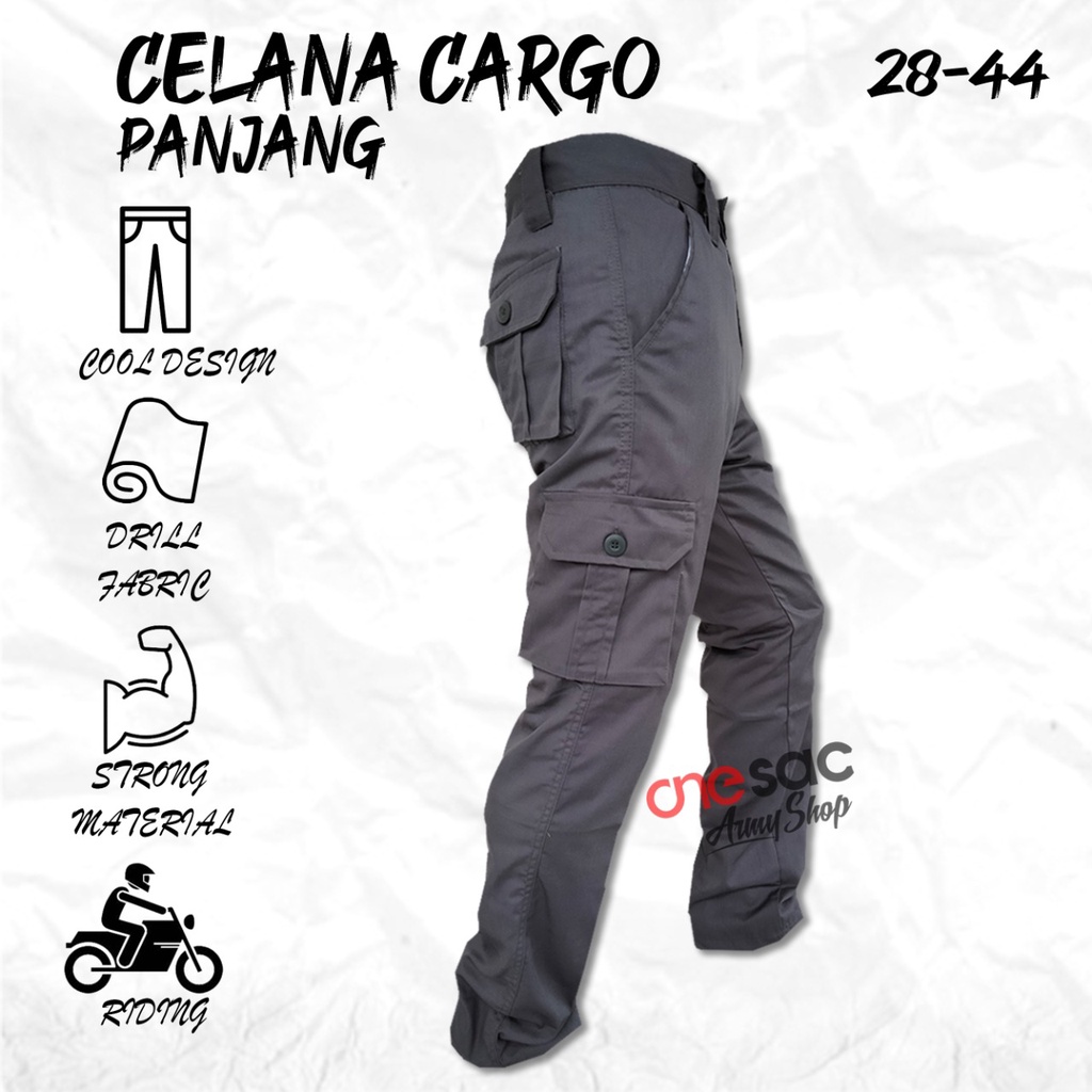 NEW PRODUCT !!! Celana Cargo Panjang Bahan american DRILL