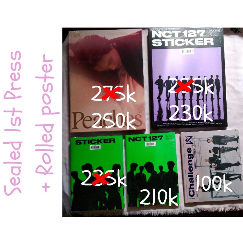READY STOCK ALBUM SEALED [ENHYPEN DIMENSION:ANSWER, WEi NOTHING, NCT 127 STICKER STICKY, DOYOUNG MAR