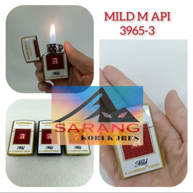 Korek Api Roda Cool The Lighter Motif Sampoerna Mild Merah