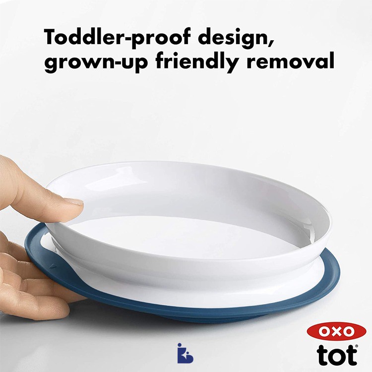 OXO Tot Stick &amp; Stay Suction Plate | Piring | Alat Makan