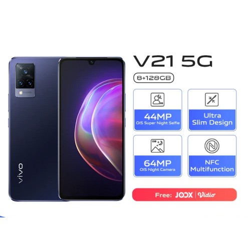 Vivo V21 5G 8/128 Garansi Resmi RAM 8GB ROM 128GB | Hp Murah 4G 5G Terbaru
