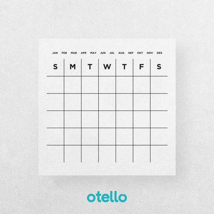 

Radula / Otello - Monthly Planner Akrilik Wall Planner Calendar Acrylic Planner Kualitas Terbaik