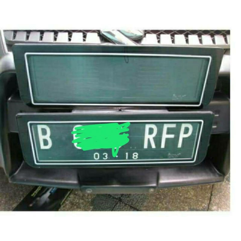 Dudukan Plat Nomor Mobil ACRYLIC MIKA (Tanpa Led) 1pcs