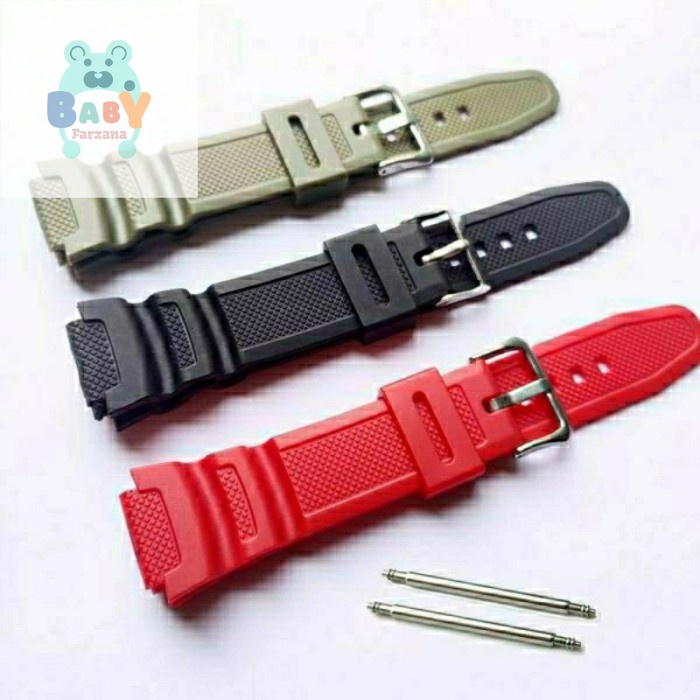 STRAP TALI JAM TANGAN SKMEI 1454 RUBBER STRAP SKMEI 1454 FREE PEN