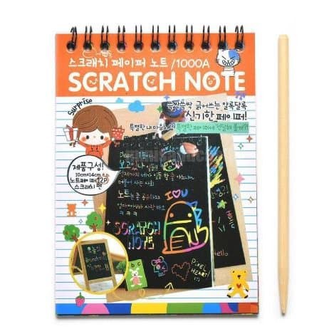 Scratch Note - Buku Lukis Gores