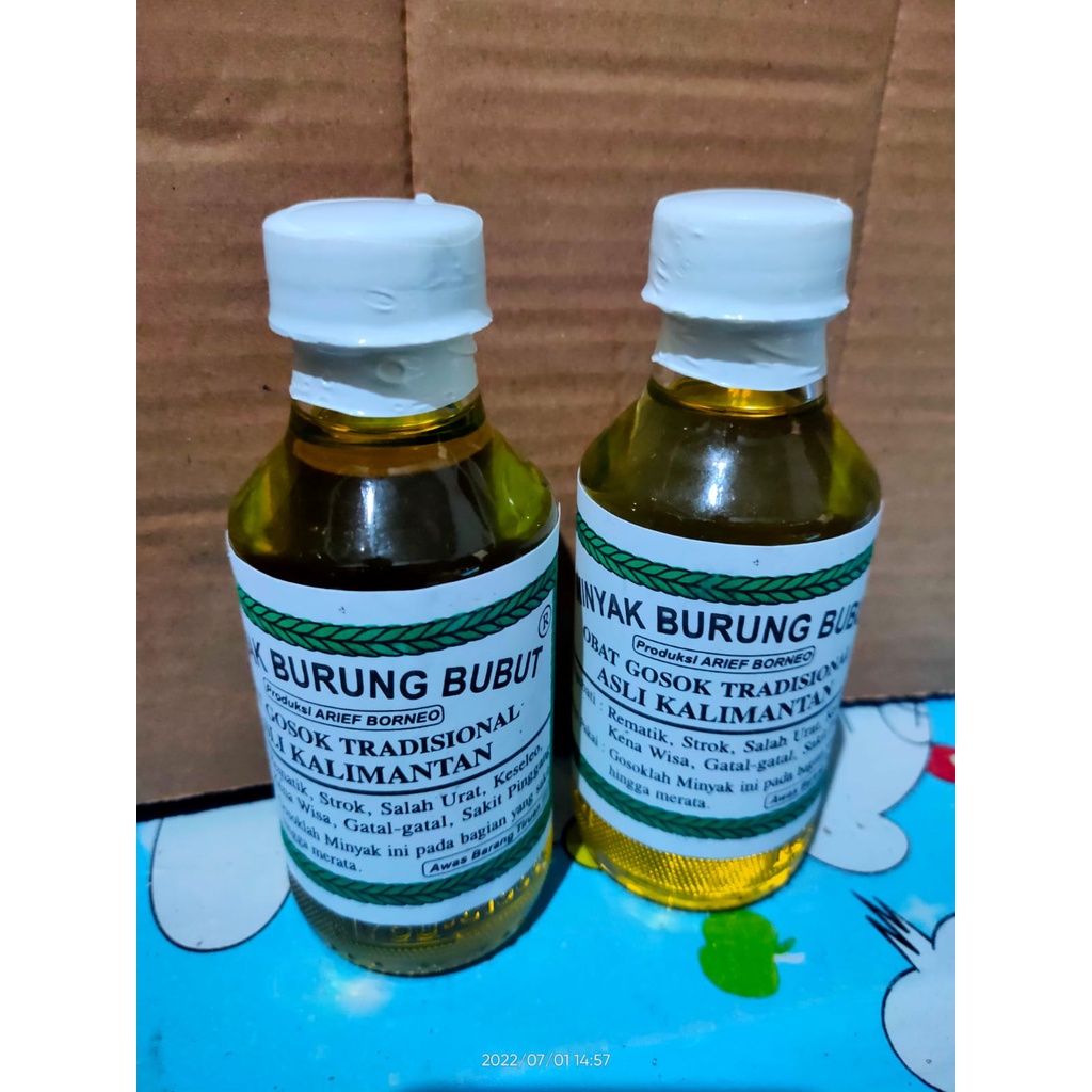 

ASLI Minyak Burung Bubut membantu mengobati penyakit strok DLL