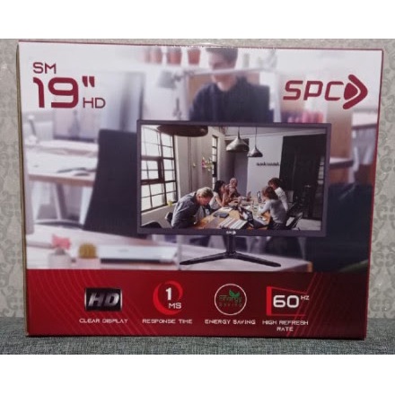 Monitor Komputer Spc LED 19 inch HD Garansi Resmi-3